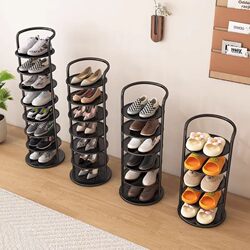 Japanese Quality Shoe Rack for Home Entrance, Simple Storage, Small and Versatile Shoe Cabinet, Iron Art, Multi-Layer Space, Dormitory