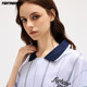 Summer baseball contrasting color splicing thin quick-drying jersey POLO short-sleeved national trend loose sports lapel T-shirt men's trend
