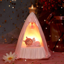 Creative gift Annie baby little angel tent night light atmosphere lamp street stall to give students Children's Day gifts