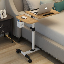 Lifting movable bedside table home laptop desk bedroom lazy table bed desk simple small table