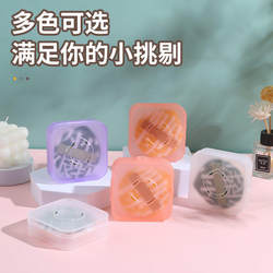 Powder Puff Camera Storage Box for Women, Ermu Tao Special Empty Box, Portable, Breathable, Dust-Separated, Large Cpb Powder Puff Box