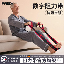 German Resistance Bands for Middle-Aged and Elderly People to Build Muscle, Digital Resistance Bands for Leg Muscle Rehabilitation Training, Ankle Stretching, Segmented Type