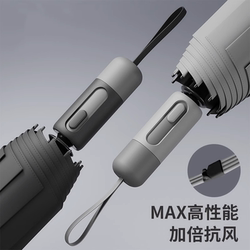 Official Genuine Xiaomi Lang Fully Automatic Umbrella for Men, Enlarged, Thickened, Reinforced, Double-Person, Special for Heavy Rain, Women's Folding Sunshade