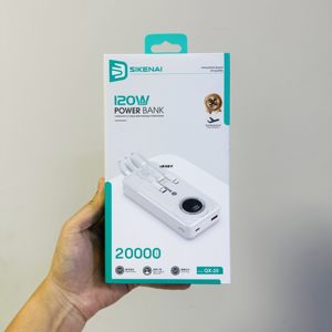 
Cisco qx20 power bank comes with cable digital display suitable for 120w fast charging mobile phone outdoor universal 3c power supply new