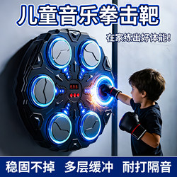 Children's Home Exercise Gadget, Smart Music Boxing Wall Target, Home-Use Birthday Gift for Boys, Reaction Training Device