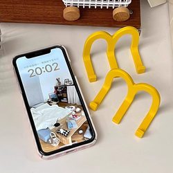 McDangdang mobile phone stand M Ji desktop decoration m-shaped mobile phone stand stand gift ornament cartoon cute creative lazy portable Maimen mobile phone stand multi-functional drama chasing artifact