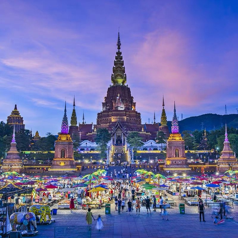 飞猪小团西双版纳5天4晚跟团游星光夜市植物园泼水节云南旅游纯玩