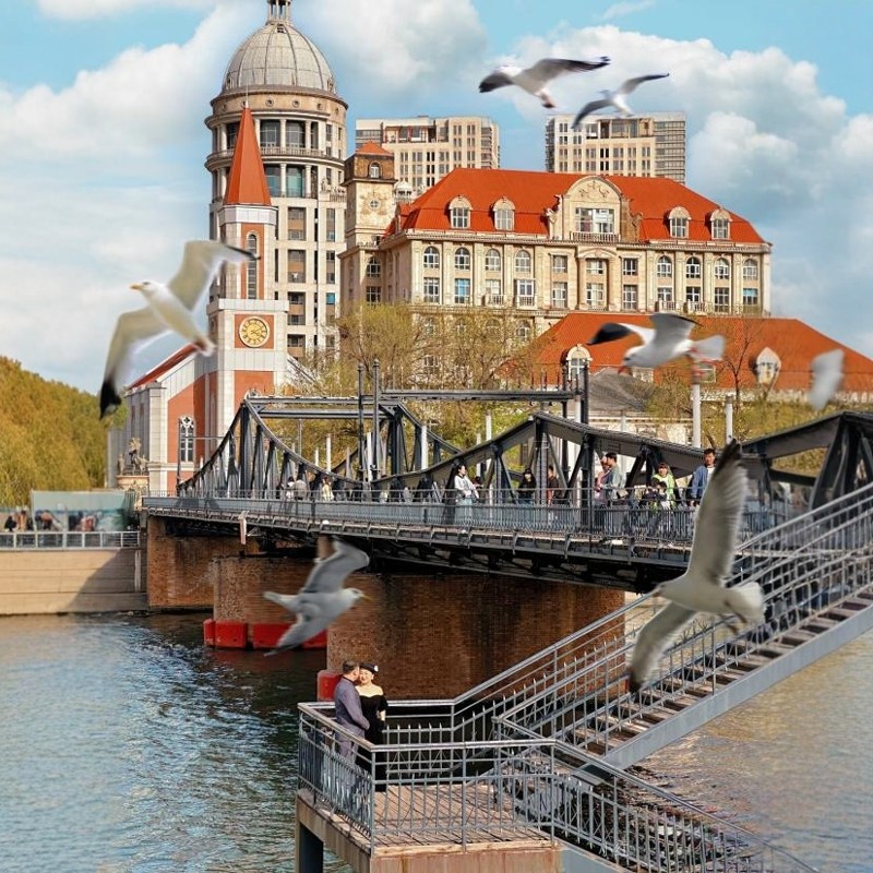 北京出发天津一日游天津相声意式风情街古文化街乘船出海玩乐