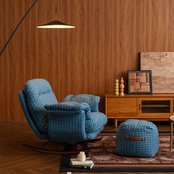 Rocking Chair Lazy Sofa Single Sofa Chair for Living Room Balcony Small Apartment Can Recline and Sleep Foldable Rocking Chair