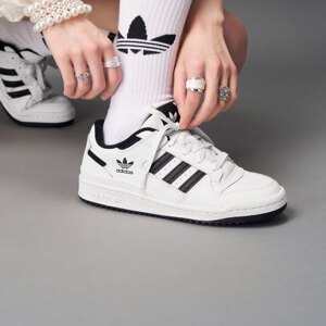 
ADIDAS Adidas genuine clover FORUM sports and leisure basketball shoes men's black and white IH7830