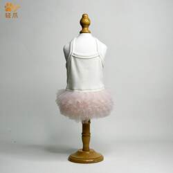 Dog Pet Clothes Summer Ballet Mesh Tutu Skirt Princess Dress for Small Dogs Like Bichon, Pomeranian, Poodle, and Cats