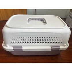 Hipidog Pet Travel Crate Cat Carrier Cage Outdoor Car Cat Box Dog Cage Supplies