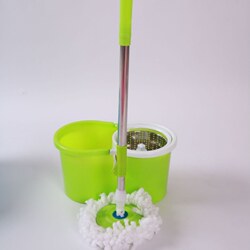 New 2024 Model Mop Bucket with Rotating Hands-Free Mop and Integrated Water Bucket for Home Use
