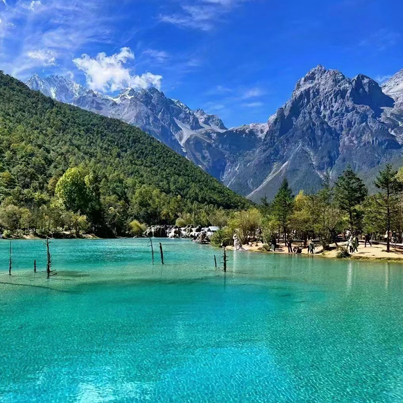 精品8人小团 云南旅游纯玩玉龙雪山丽江香格里拉5天4晚跟团游旅行