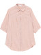 Xin Zi Teng Cubic Sleeve Shirt Women's Striped Top Middle-aged Mom's New 2025 Beautiful Small Shirt Women's Summer Shirt