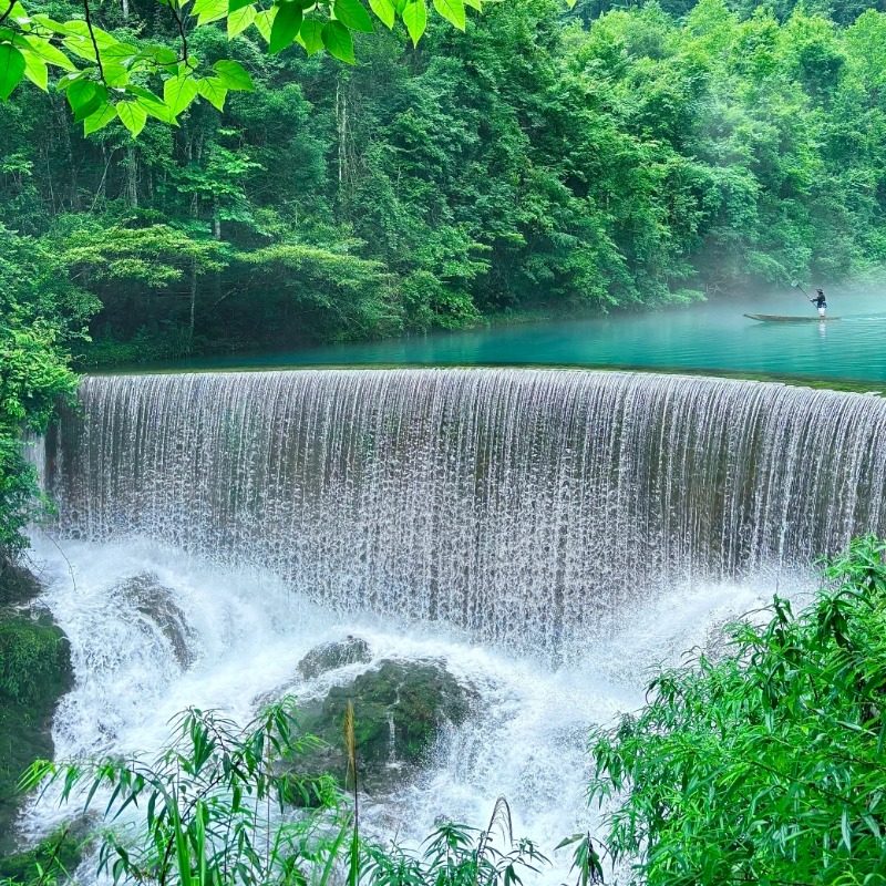 【一单一团】贵州旅游黄果树小七孔西江苗寨天眼5天4晚跟团游真纯