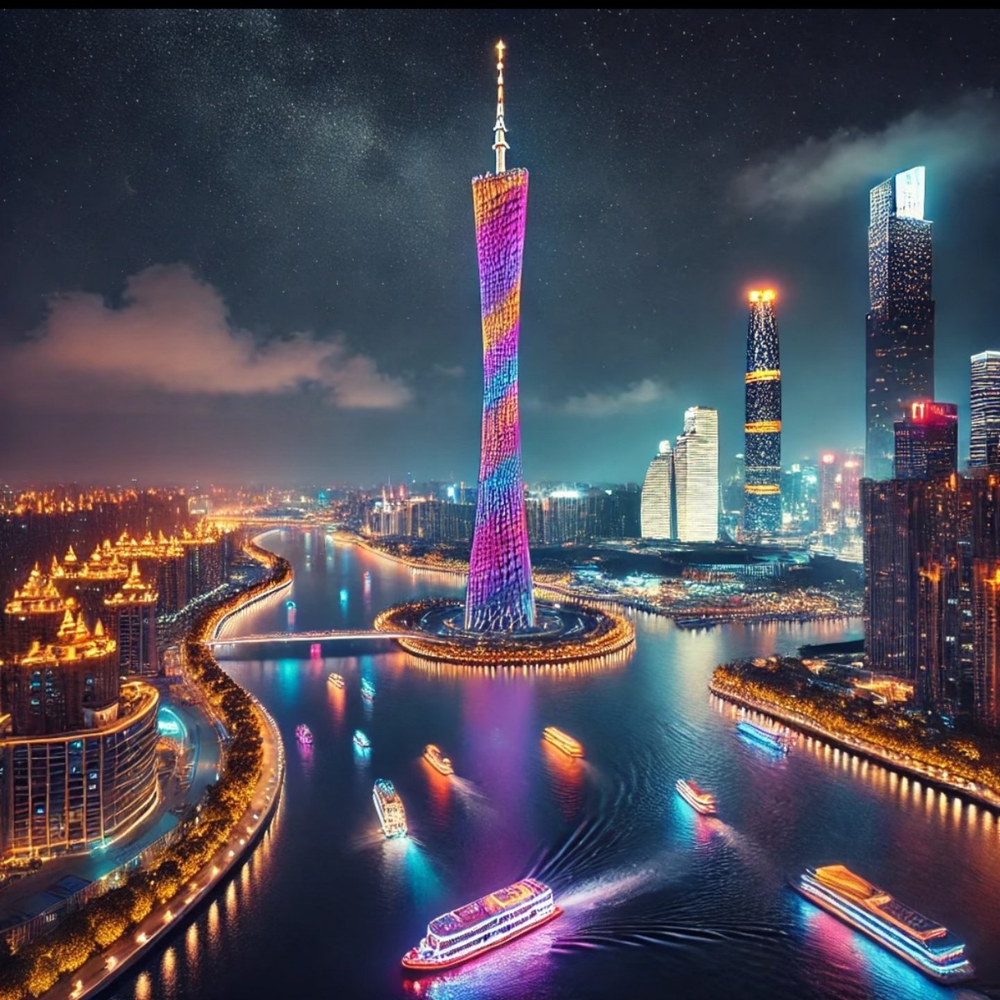 广州珠海深圳佛山5天自由行含高铁酒店