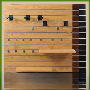 
Groove board display rack aluminum groove hanging board wall piano musical instrument guitar mobile phone accessories wall decoration wooden pit board rack