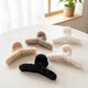 Autumn and winter versatile plush hair clip large hair hair clip hair shark clip women's hair grab hair accessories light luxury