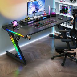 Titanium Jie S3 Gaming Desk Desktop Computer Desk Home Study Desk Office Desk Can Be Equipped with Robotic Arm Carbon Fiber Table