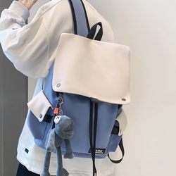 German Kste Backpack Men's Double-Shoulder Bag College Student School Bag Trendy Men's Travel Casual 16inch Capacity Laptop