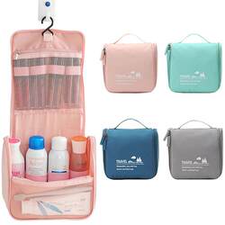 Q Travel Portable Toiletry Bag for Men, Large Capacity, Trendy Makeup Bag, Waterproof Storage Pouch