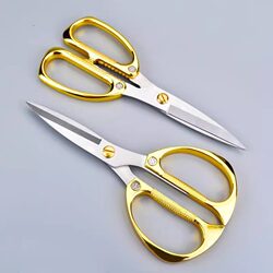 German Imported Stainless Steel Household Scissors, Powerful Kitchen Multi-Purpose Tailor Scissors, Large Scissors, Multi-Functional Scissors