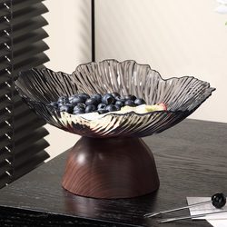 Medieval-Style Fruit Plate for Living Room Coffee Table, New Snack Display Plate, Fruit Plate, Light Luxury High-End Nut and Candy Plate