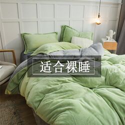 Winter thickened quilt, winter quilt with quilt cover, quilt core set, one-piece removable and washable quilt, Q cover, two-piece bedding set