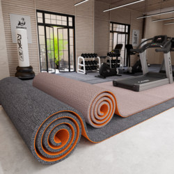 Gym Soundproof Carpet, Treadmill Exercise Mat, Thickened Shock-Absorbing Mat for Home Use, Professional Soundproof and Shock-Absorbing Mat for Upstairs and Downstairs