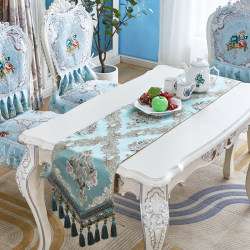 Coffee table table flag European high-end luxury modern simple table decoration cloth long TV cabinet cloth cover Chinese style