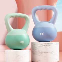 Kettlebell soft women's home fitness soft kettlebell practice rocking and curling belly hip bridge squat anti-slip lifting pot dumbbell