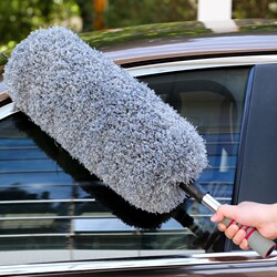 High-End Soft-Bristle Car Brush, Car Wash Brush, Car Cleaning Mop, Dust Duster, Does Not Damage Paint, Sweeps Car Dust, Cleaning Tool