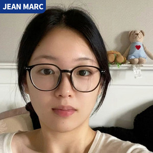 
Black frame glasses for women, myopia can be matched with bare face, ultra-light large frame, small anti-blue light eye frame for women
