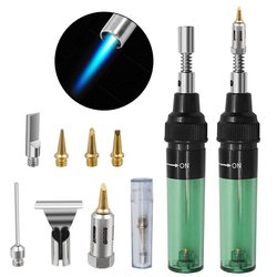 12-in-1 Pen-Type Gas Soldering Iron for Home Welding and Repair, Portable Small Gas Soldering Iron Without Gas