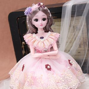 
Super set of talking 60cm Tongda Barbie doll children girl N princess dress up toy gift