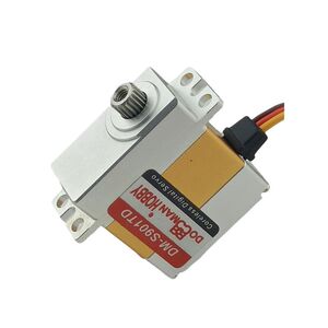 
DM-S901TD servo full metal shell stainless steel teeth 21g coreless motor 6kg torque aircraft model servo