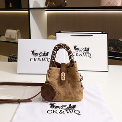【Holiday Gift】Ck&Wq Official Women's Bag Light Luxury Niche Bag New Women's Embroidered Shoulder Crossbody Bag
