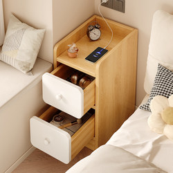 Small Bedside Cabinet for Home Use, Bedroom Bedside Storage Cabinet, Extremely Narrow Bedside Gap Cabinet, Simple Bedside Shelf