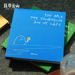 And Search for the Yunshan Photo Album, a Laminated Self-Adhesive Cartoon Healing and Warm Memory Album, a Large-Capacity Family Photo Storage Book