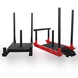 Fitstyle Fitness Snow Pry Car Explosive Track and Field Training School Fire Gym Push Sled Weight-Bearing Resistance Car