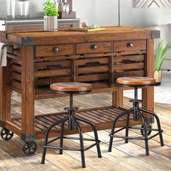 Retro industrial style iron leisure bar chair cafe B&B creative liftable bar stool home solid wood chair