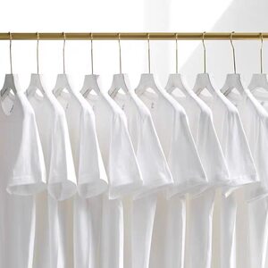 
Short-sleeved T-shirt 100% cotton 2025 new solid color men's and women's sweat-absorbent and breathable summer T-shirt bottoming shirt
