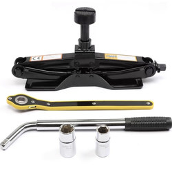 【Large Base 0kg Tons】Car 0kg Ton Labor-Saving Ratchet Tire Changing Tool, Onboard Spare 3-Ton Capacity