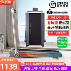 Easy-To-Use Treadmill, Small Household Model, Foldable, Silent Walking Machine, Flat Mini Gym, Shock-Absorbing, Climbing Walk