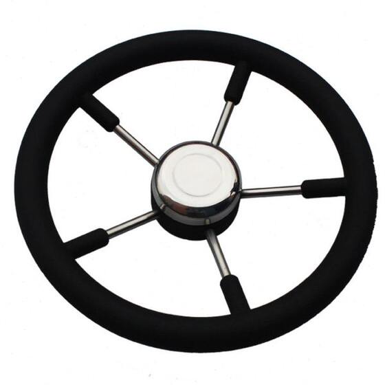 Black steering wheel foam steering wheel non -slip steering wheel ship for hardware accessories
