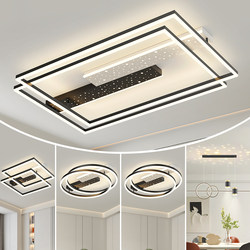 Living Room Lamp Minimalist Modern Simple Rectangular Led Ceiling Lamp Light Luxury High-End Feel Guangdong Zhongshan Lighting Package