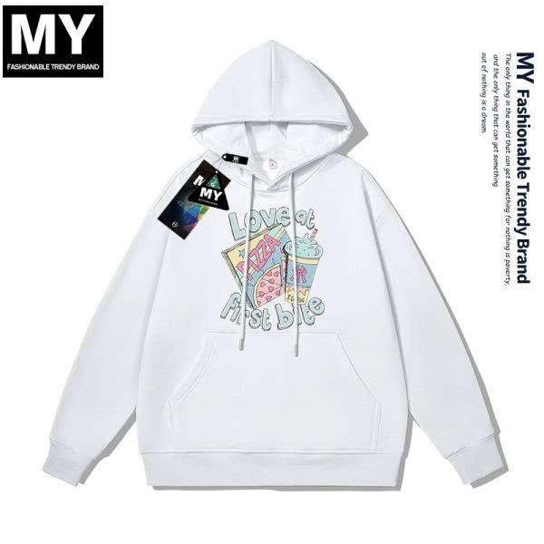 
myvm44myvm2025 Fashion sweatshirts for men and women, loose round neck hooded cardigan, parent-child couple sweatshirts