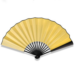 Blank Folding Fan Silk Cloth Colorful Fan 8inch 10inch Calligraphy Fine Brushwork Fan Cloth Surface Waterproof Tear-Resistant Men's Traditional Fan