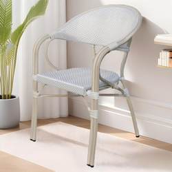 Outdoor courtyard mesh table and chair combination outdoor open-air cafe milk tea shop leisure chair balcony garden set